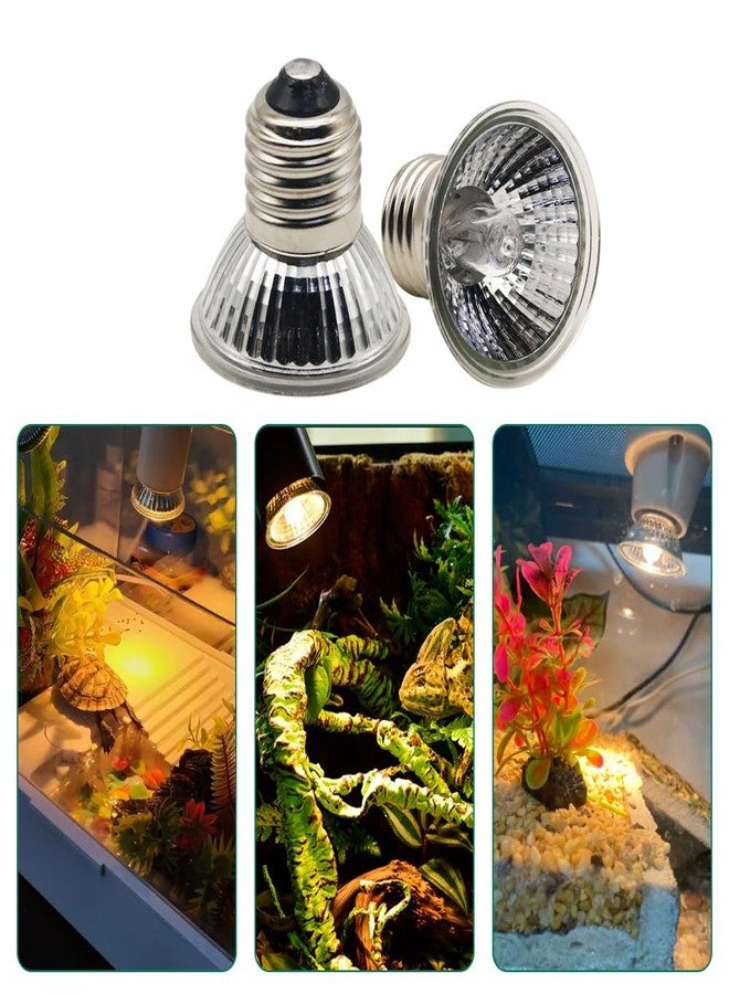 MODUODUO UVA UVB Bulbs 4pcs 50W Reptile Basking Light for Turtle Amphibian Tanks, Aquatic Terrariums and Cages - Image 5